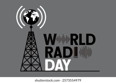 World Radio Day vector illustration 