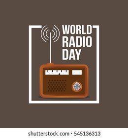 World Radio Day Vector Illustration.