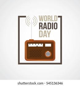 World Radio Day Vector Illustration.