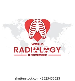 World Radiography Day. 8th November. greeting card, social media post design, template design, World Radiography Day held o 8 November.