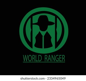 world ranger celebration simple logo