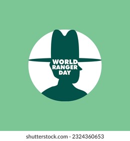 WORLD RANGER DAY DESIGN VECTOR