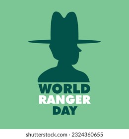 VECTOR DE DISEÑO DEL DÍA MUNDIAL DE RANGER