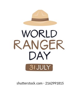 World Ranger Day, held on 31 July.
