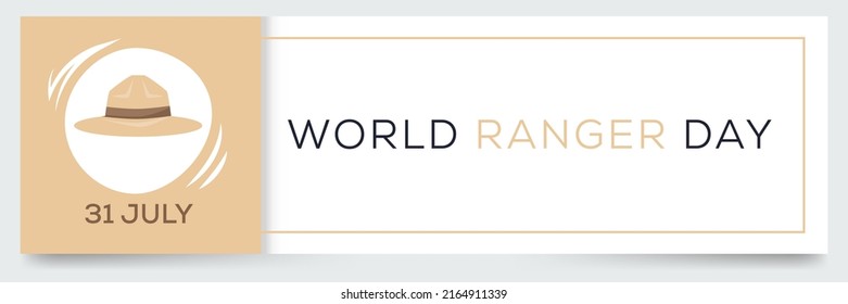 World Ranger Day, held on 31 July.
