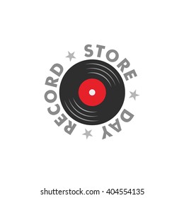 World Record Store Day Design Template Stock Vector (Royalty Free