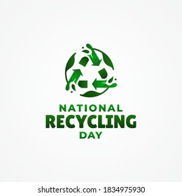 World Recycling Day Vector Design Illustration For Banner and Background