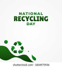 World Recycling Day Vector Design Illustration For Banner and Background