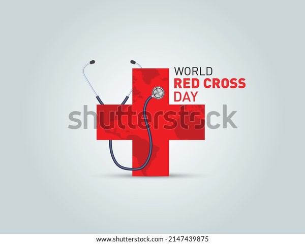 World red cross day concept\
vector illustration, 8th may red cross health concept with vector\
elements.