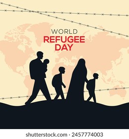 World refugee day banner campaign