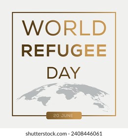 Día Mundial de los Refugiados, celebrado el 20 de junio.