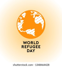 World Refugee Day Illustration