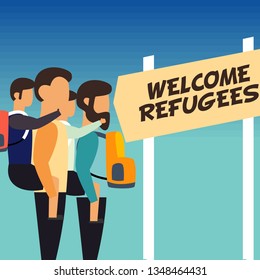 World Refugee Day Illustration