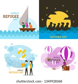 World Refugee Day Illustration
