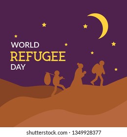 World Refugee Day Illustration