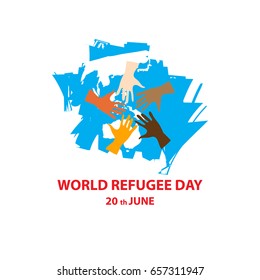 World refugee day on june 20th 