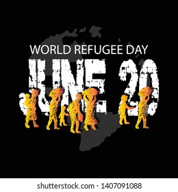 World Refugee Day poster design