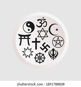 
world religion day 2021 vector