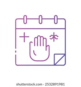 Día Mundial de la Religión Icono Ilustración vectorial