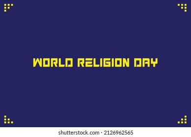 World Religion Day Vector Template