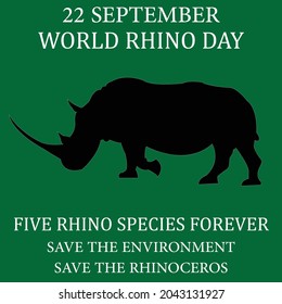 World Rhino Day is a day of awareness for all five rhino species and the work being done to save them.