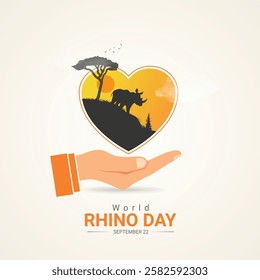 world rhino day creative ads design