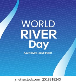 World River Day Post Design | International River Day Design , Instagram Post Design
