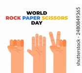 World rock paper scissors day