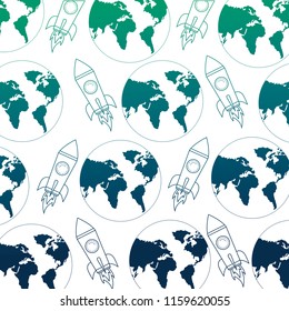 world rocket spaceship adventure progress pattern