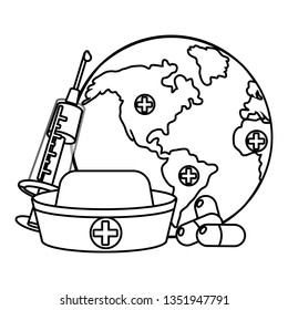 world saving eco cartoon