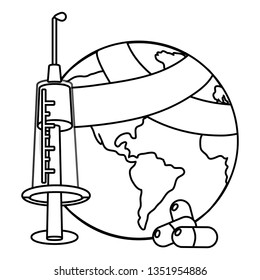 world saving eco cartoon