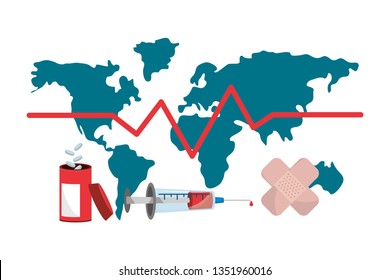 world saving eco cartoon