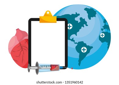 world saving eco cartoon