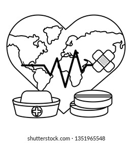 world saving eco cartoon