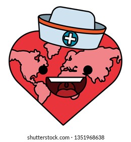 world saving eco cartoon
