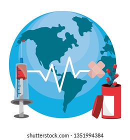 world saving eco cartoon