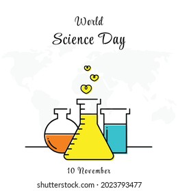 
World Science Day, Vector illustration design.
