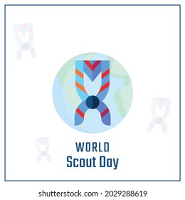                                   
Día Mundial del Scout, Diseño de ilustraciones vectoriales.