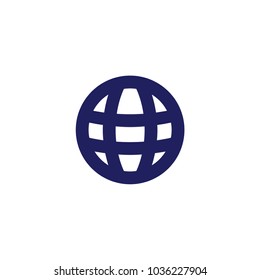 World Screen Icon Logo Design Template. World Phone Icon. World Data Icon. World Icon.