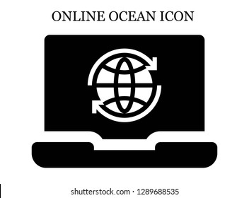 World search icon. Editable World search icon for web or mobile.