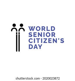 World Senior Citizen's Day banner template.