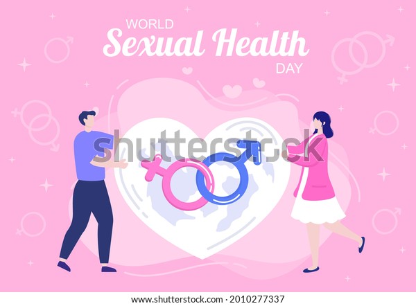 World Sexual Day which is held\
on September 4th For Raise Public Awareness About Harassment  And\
How To Prevent Violence. Background Landing Page\
Illustration