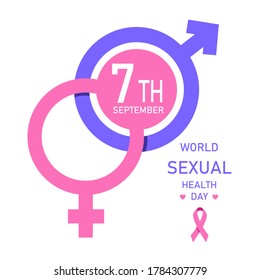 World Sexual Health Day Concept Vector Illustration.