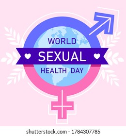 World Sexual Health Day Concept Vector Illustration.