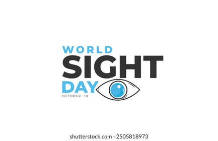 World Sight Day. background, banner, card, poster, template. Vector illustration.