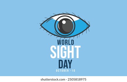 World Sight Day. background, banner, card, poster, template. Vector illustration.