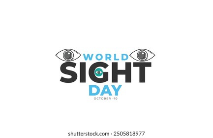 World Sight Day. background, banner, card, poster, template. Vector illustration.