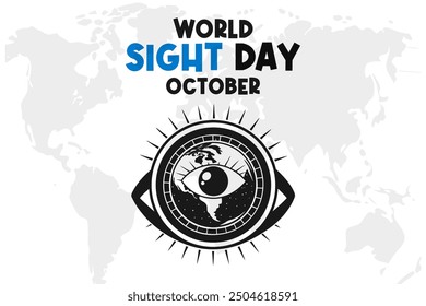 World Sight Day Background Vector Eye Health and Vision Awareness Design