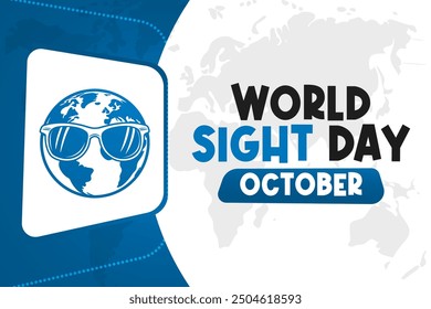 World Sight Day Background Vector Eye Health and Vision Awareness Design