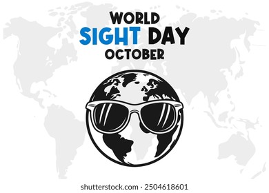 World Sight Day Background Vector Eye Health and Vision Awareness Design